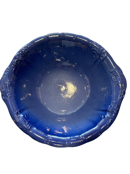 Antique Blue Ironstone Bowl