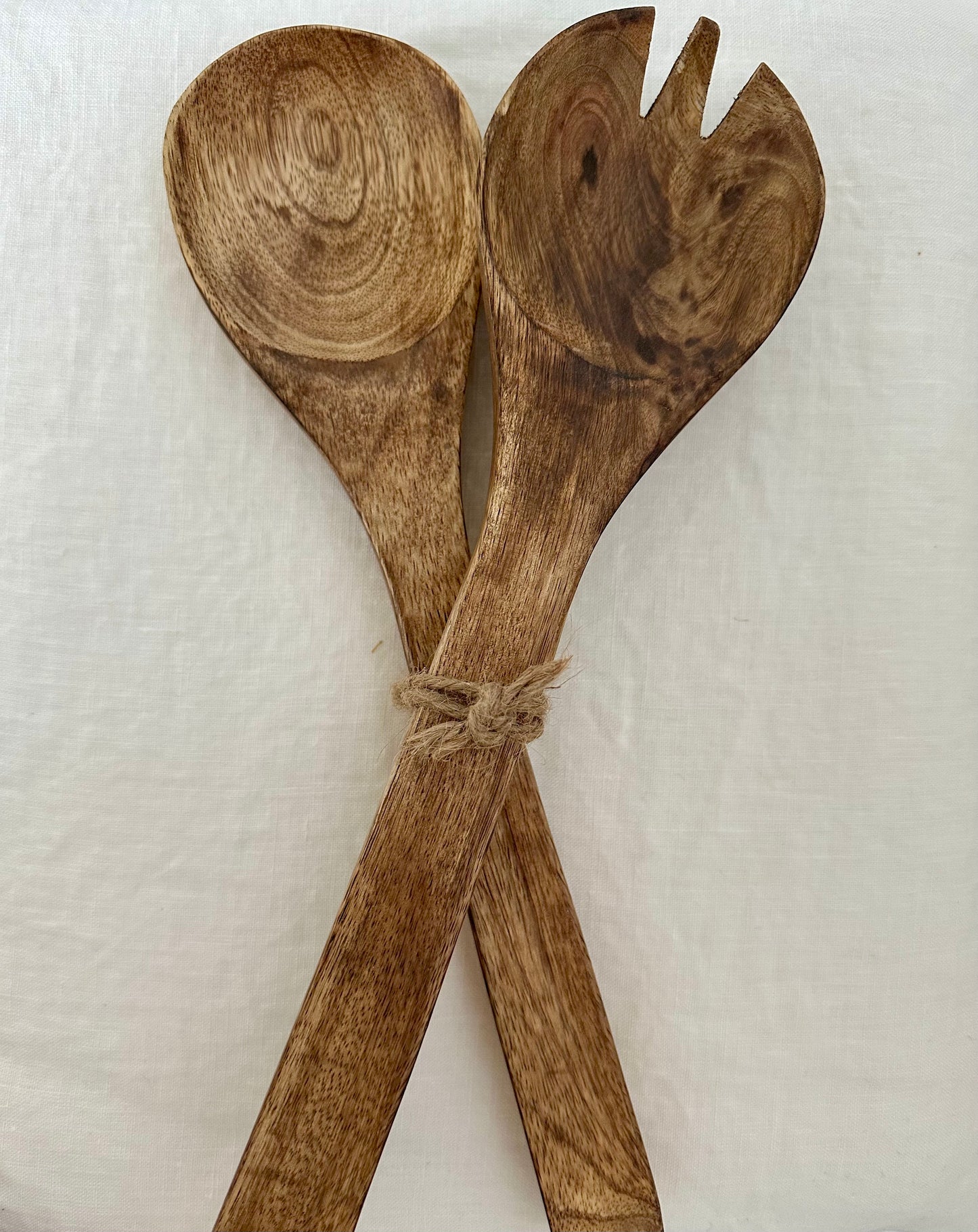 Wood Salad Server Set