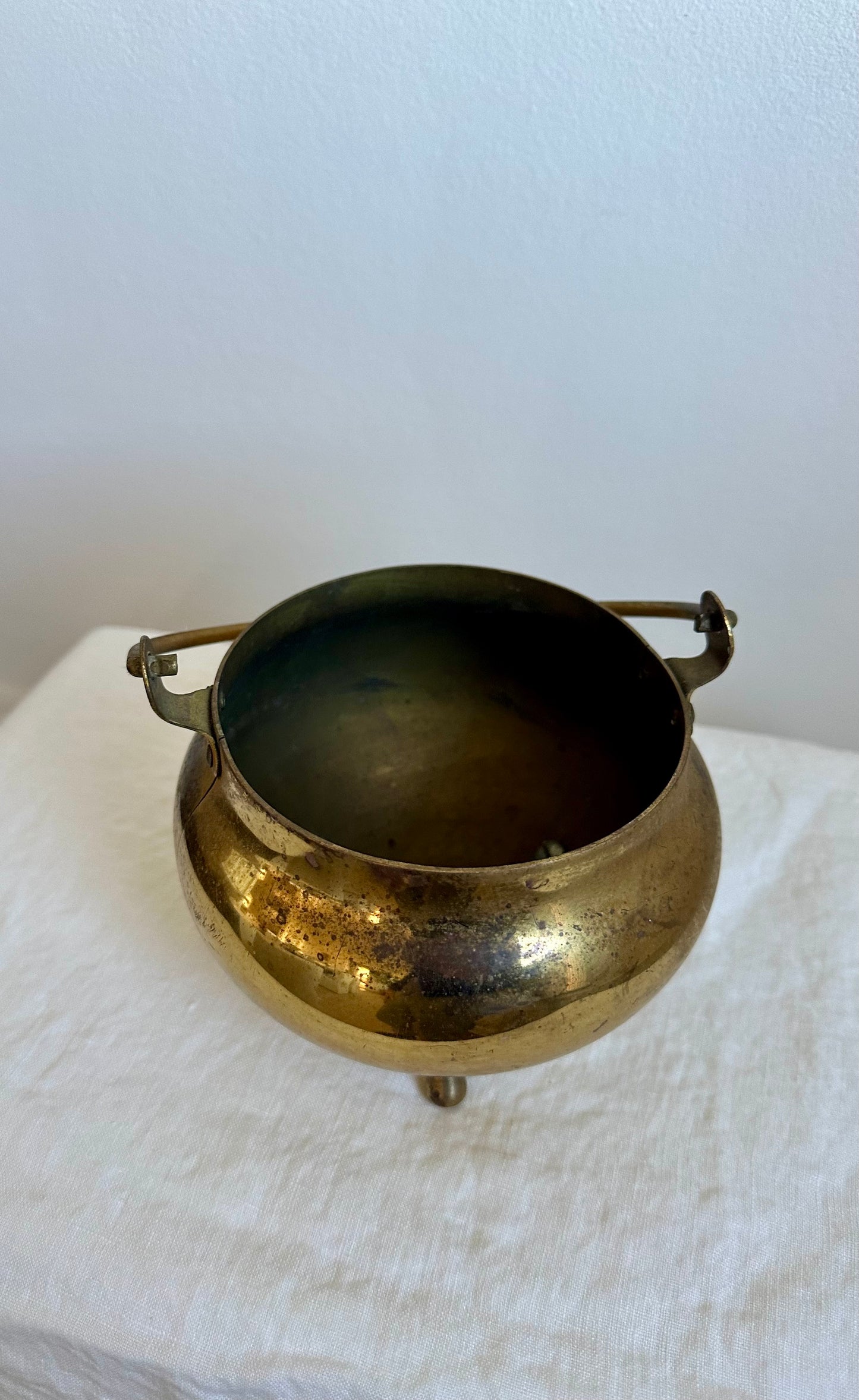 Solid Brass Pot