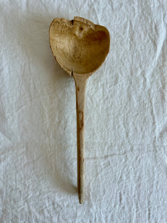 Handcarved primitive ladle