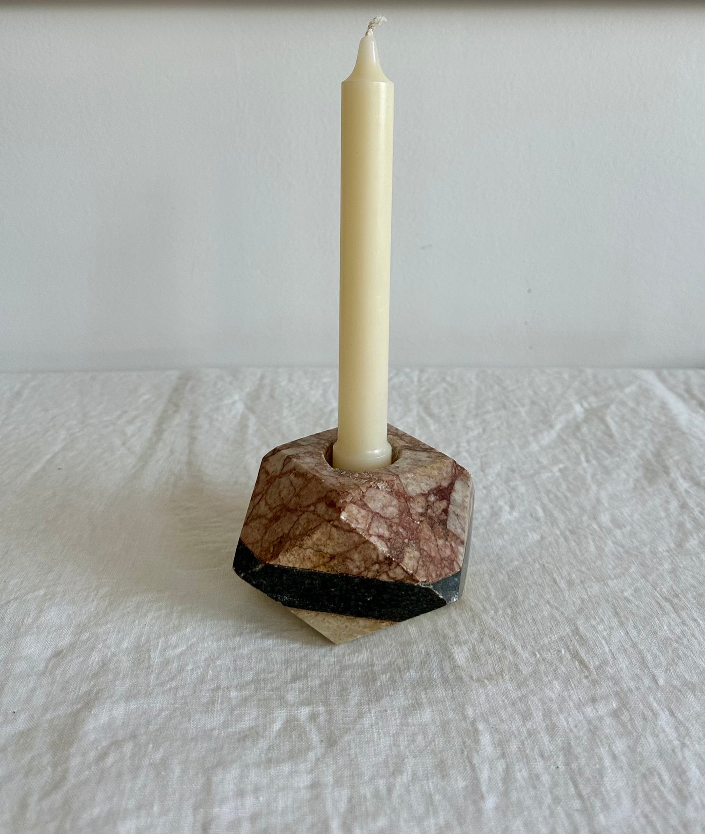 Marble Candlestick Holder