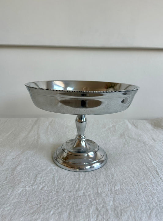 Silver Plated Pedestal Tray