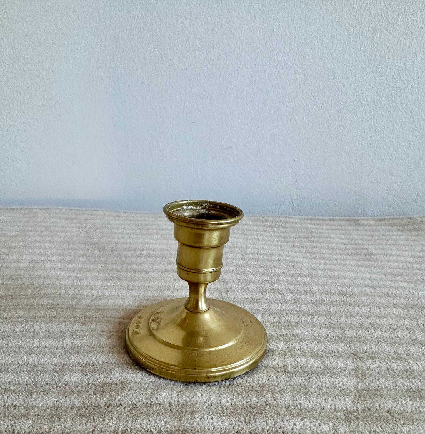 Circle Brass Vintage Candlestick