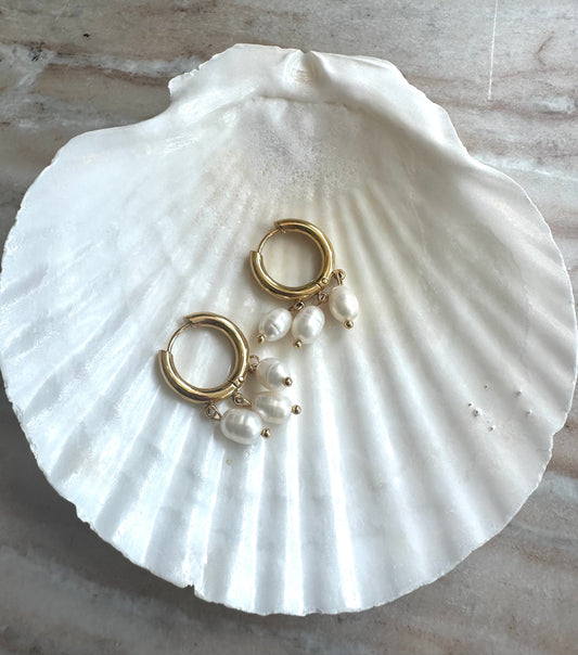 Vintage 18k Earrings