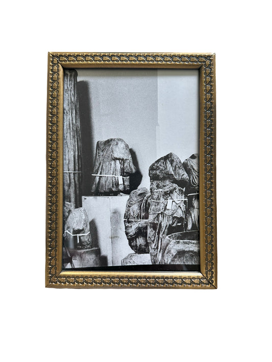 Vintage Brass Texture Frame 5x7