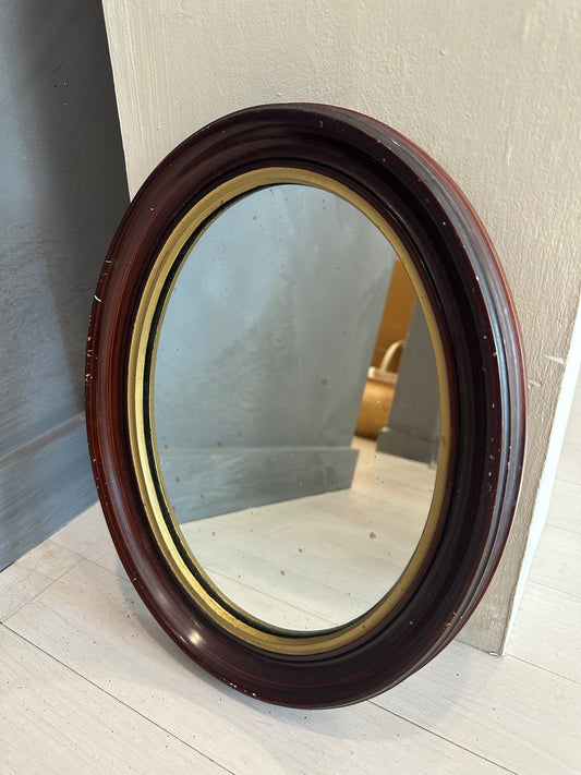 Antique Oval Mirror
