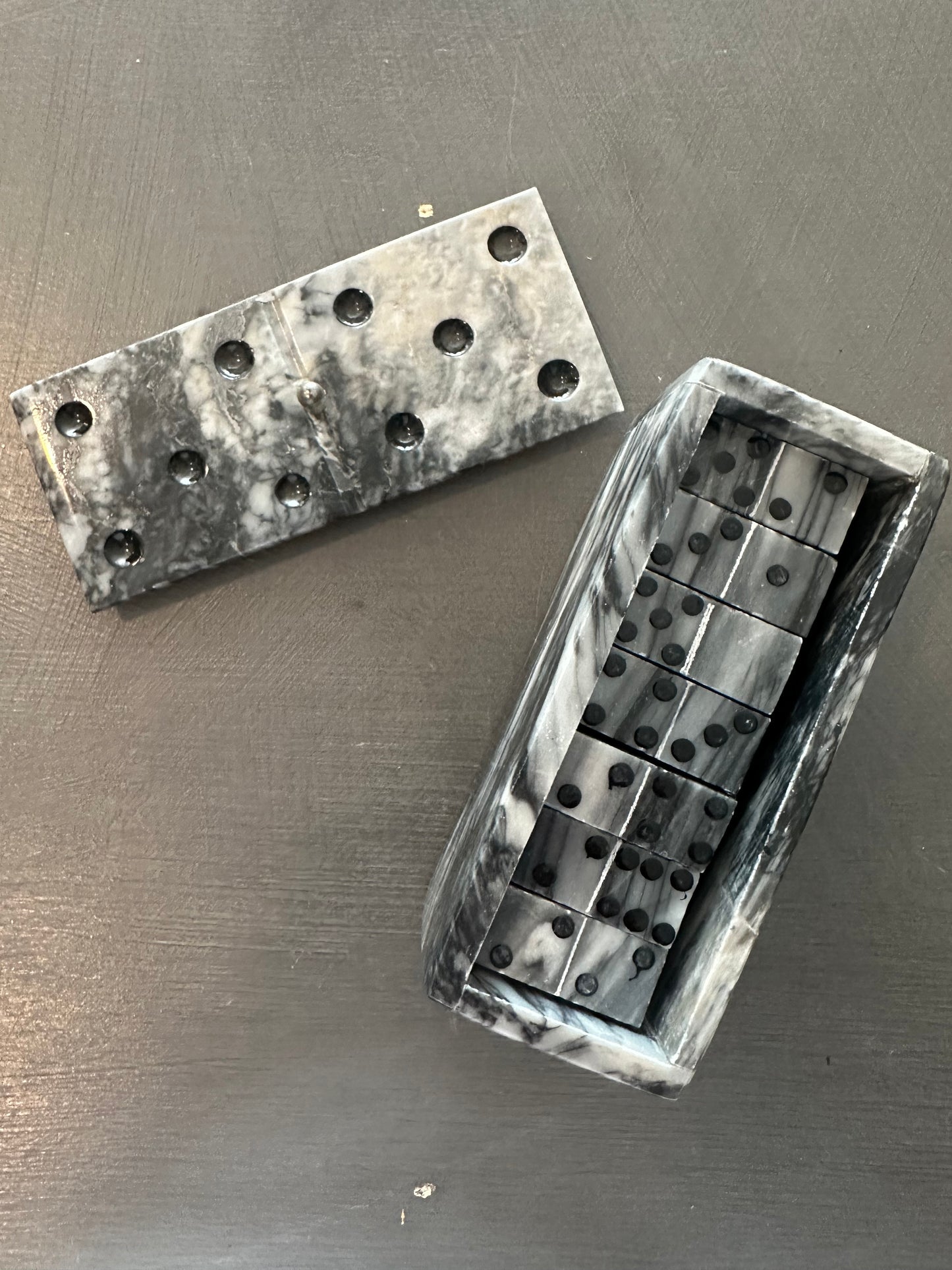 Vintage Marble Domino Set