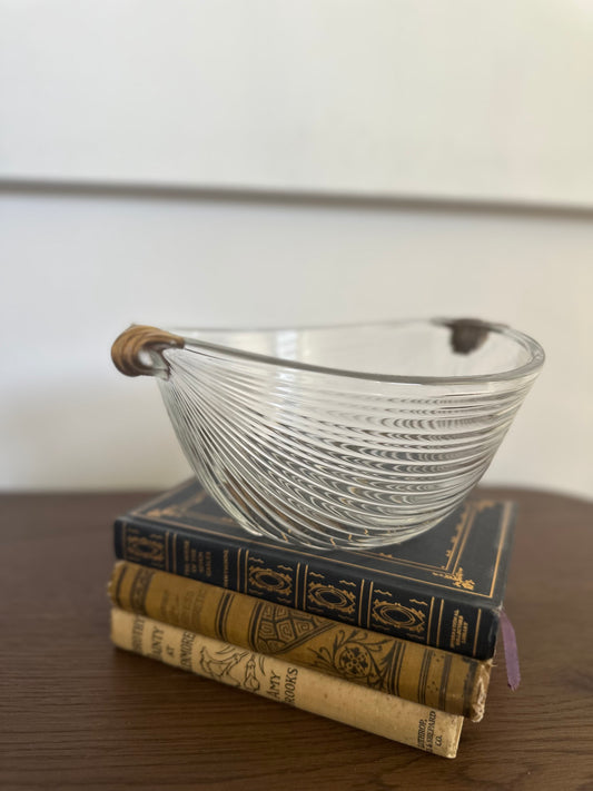 Vintage Art Deco Glass Bowl