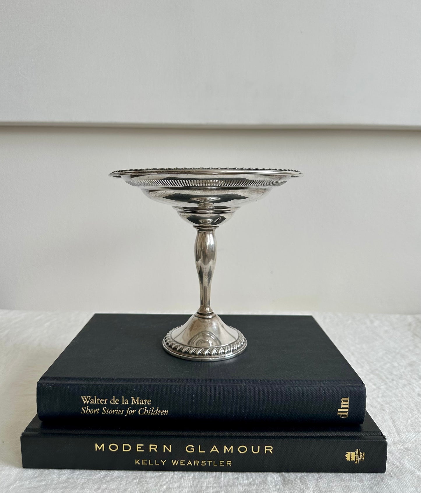 Sterling Silver Weighted Tall Compote