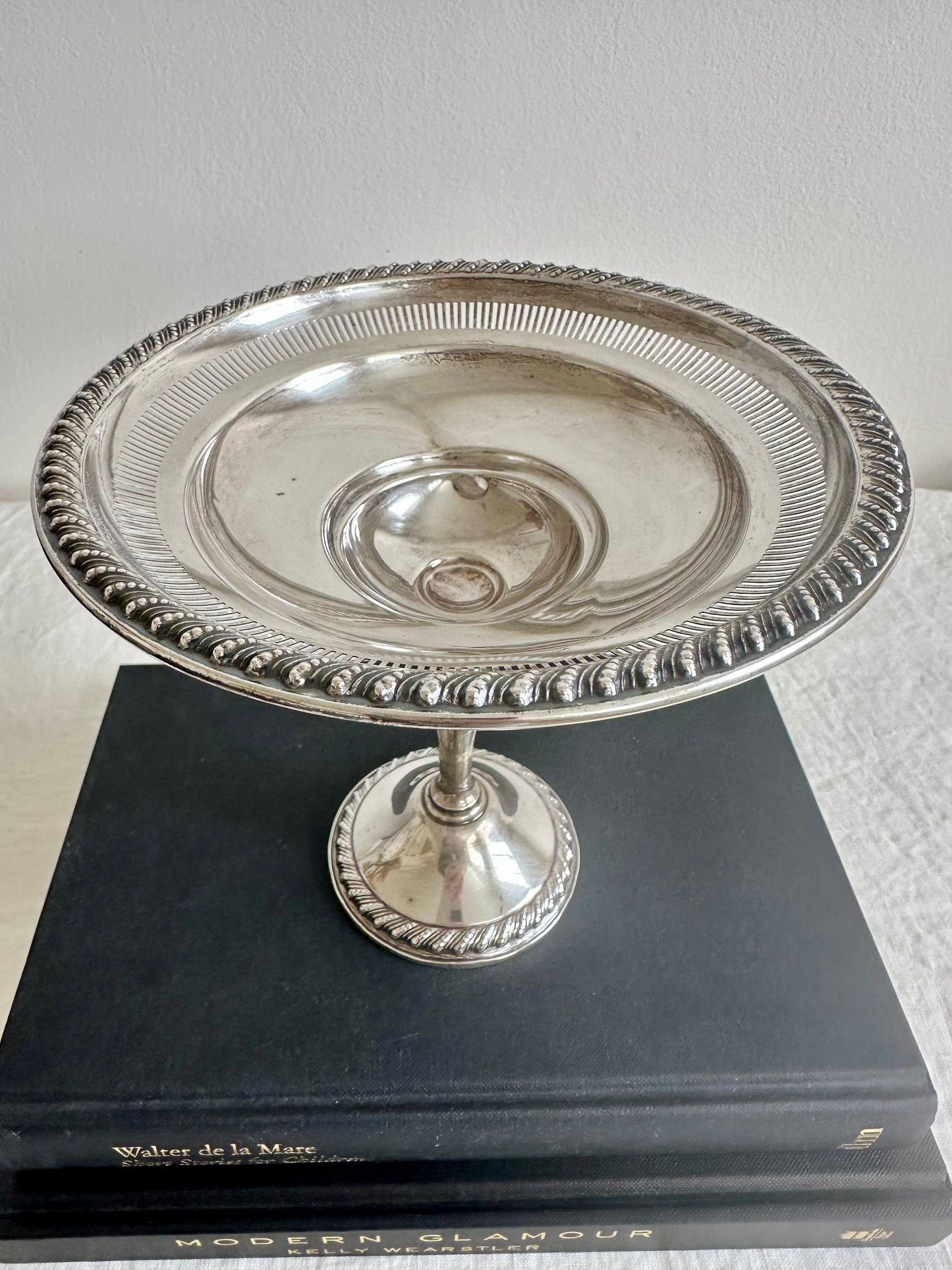 Sterling Silver Weighted Tall Compote