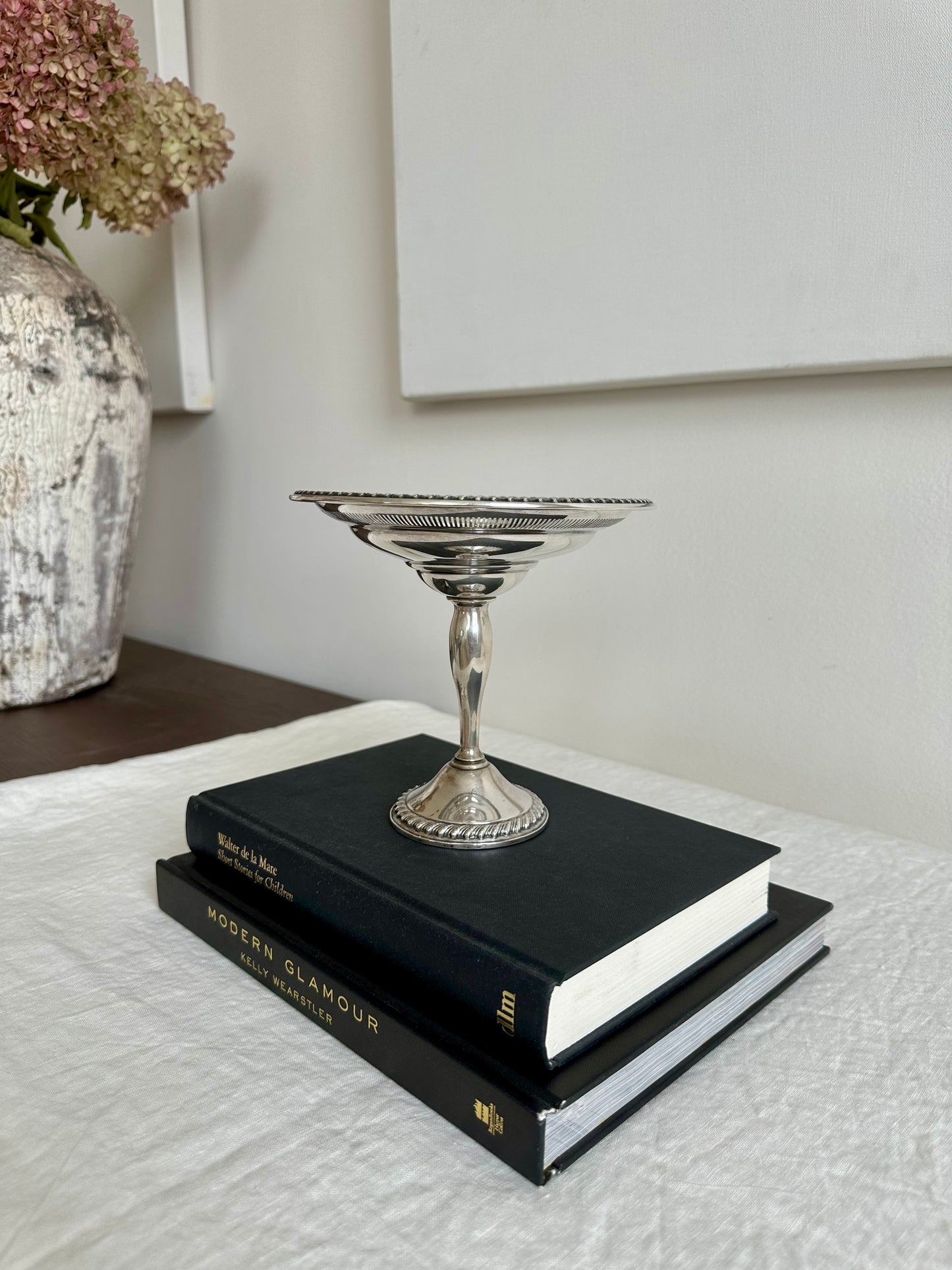 Sterling Silver Weighted Tall Compote