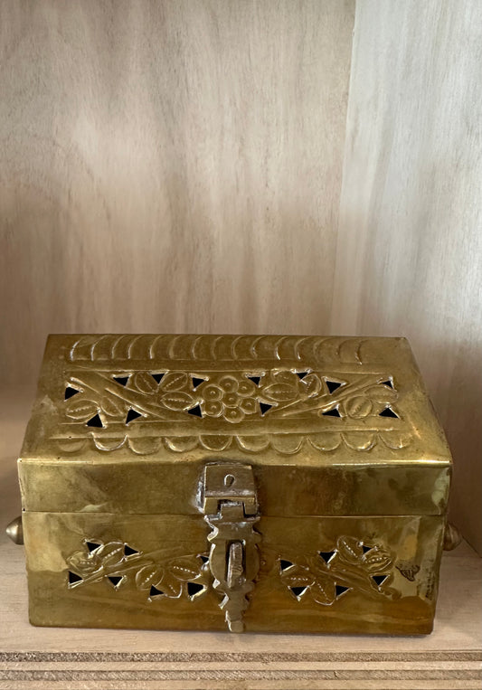 Antique Brass Box