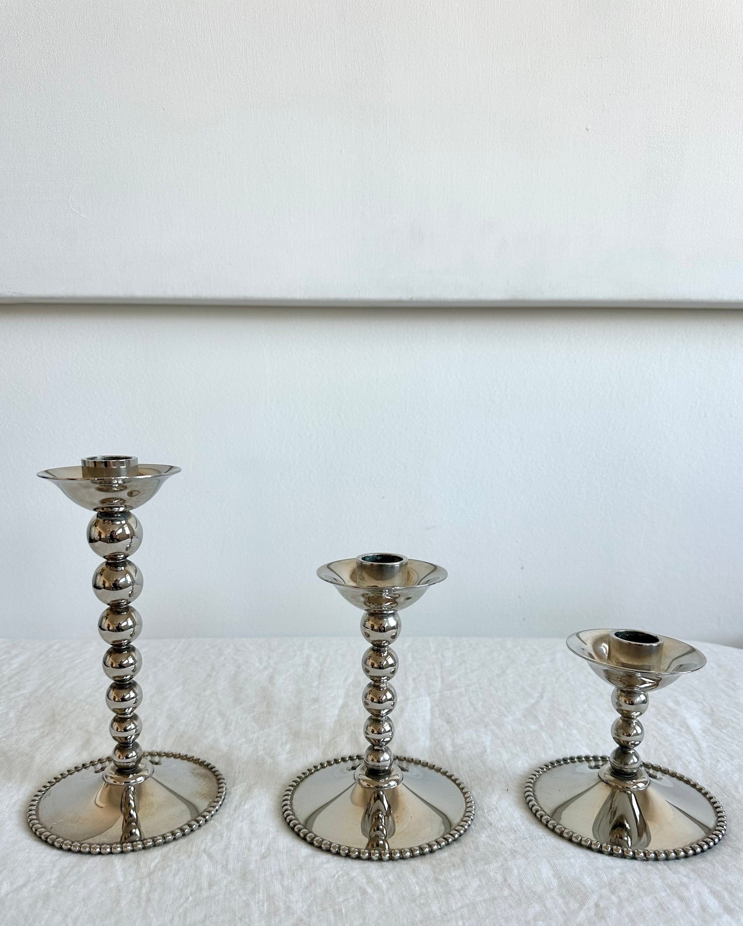 Silver Plate Candle Stick Holders