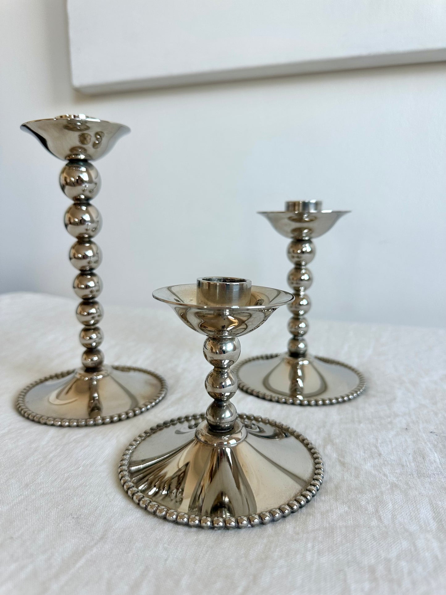 Silver Plate Candle Stick Holders