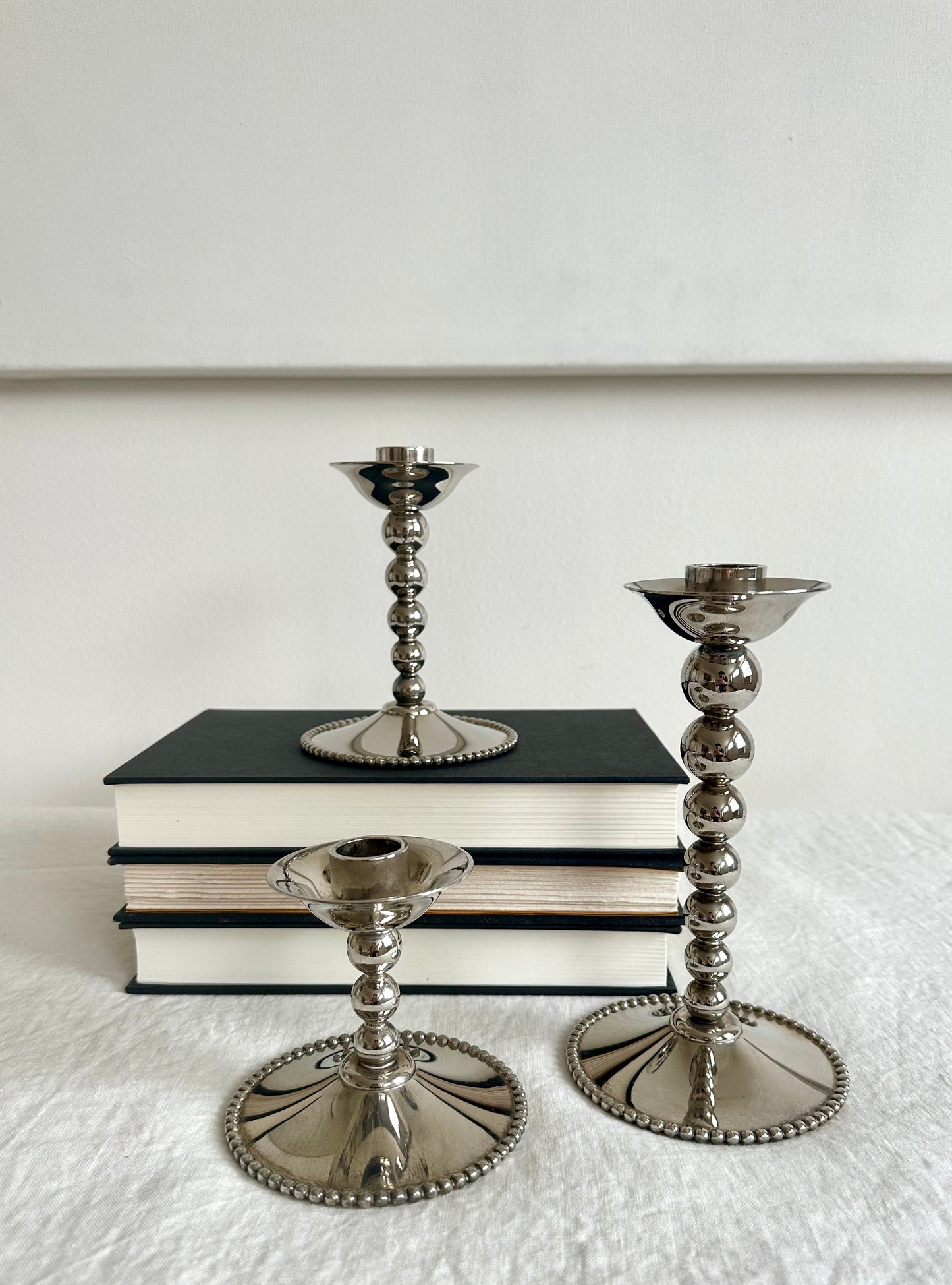 Silver Plate Candle Stick Holders