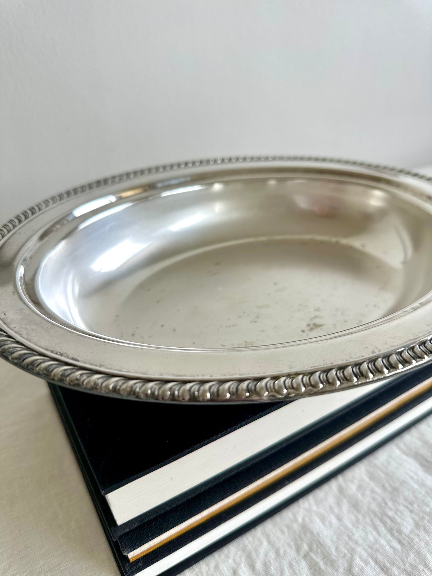 Silver Plate Serving Dish/ Bowl