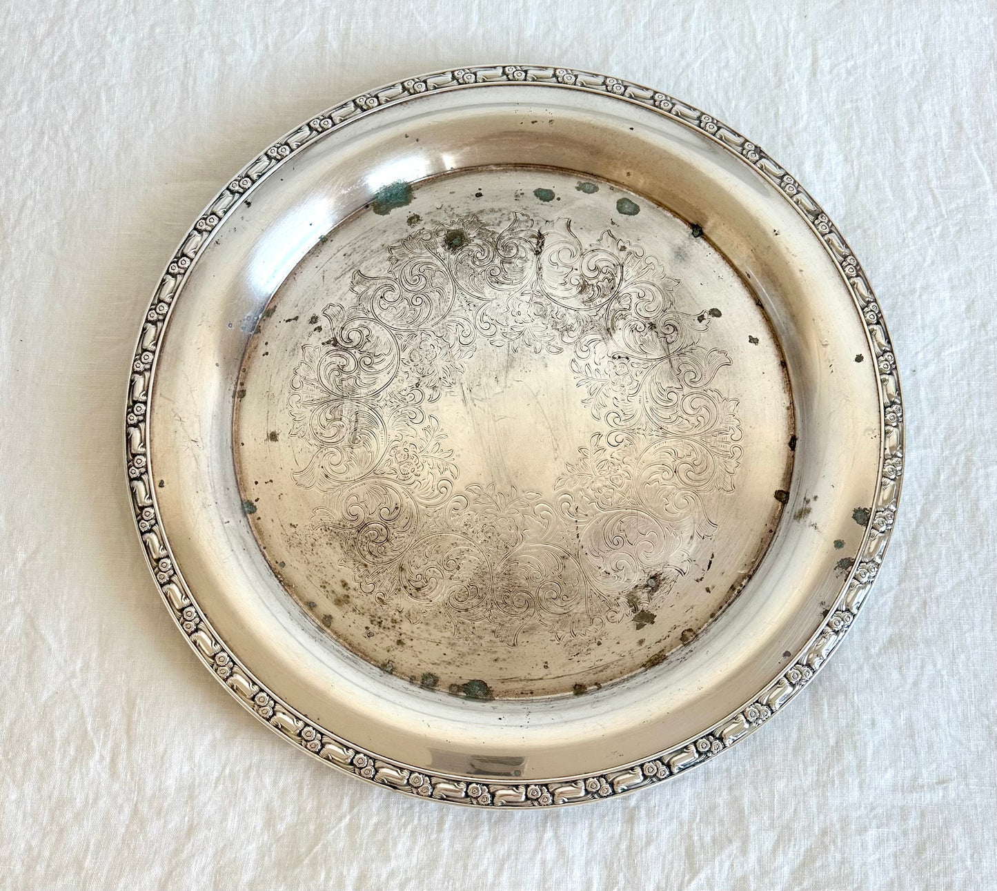 Vintage Silver Plate Tray