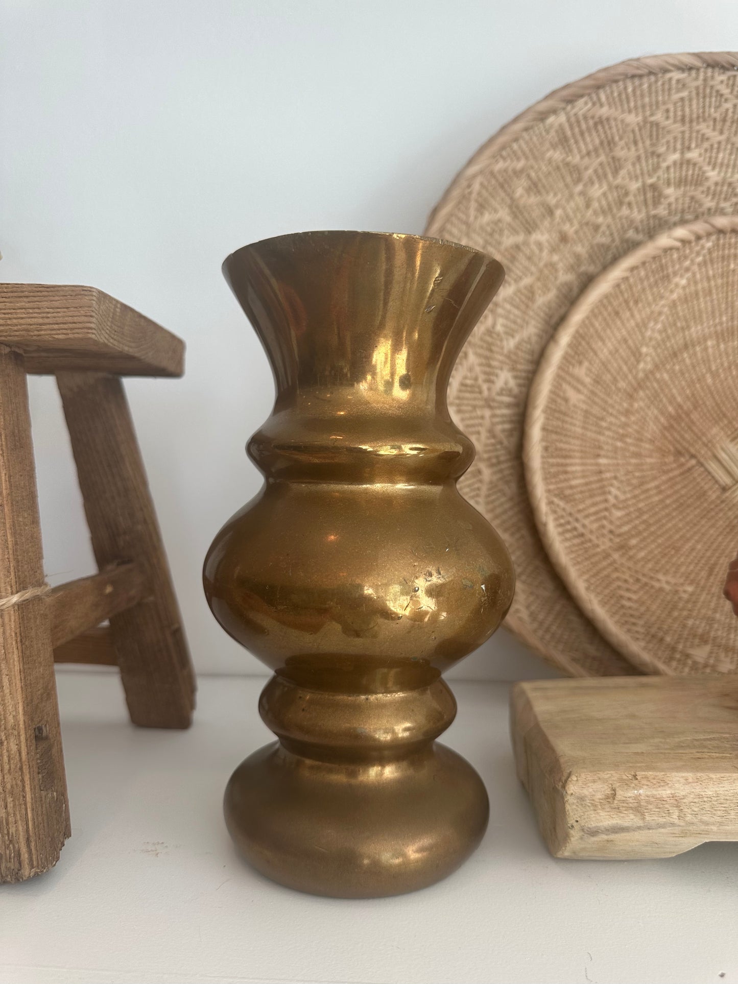 Vintage Brass Vase