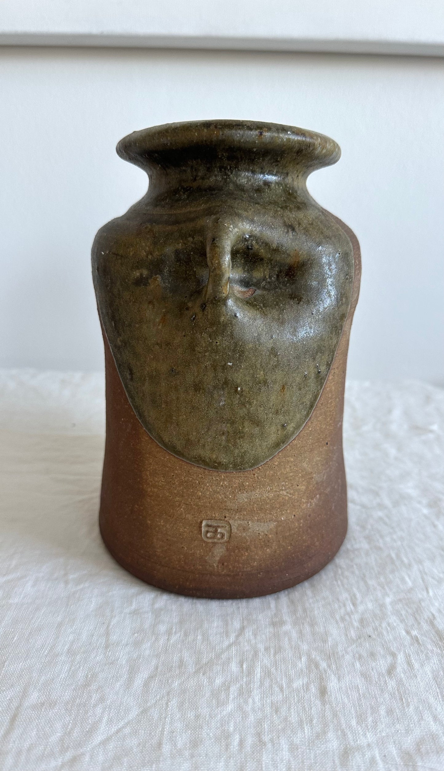 Mid-Century Byron Temple Studio Stoneware Vessel