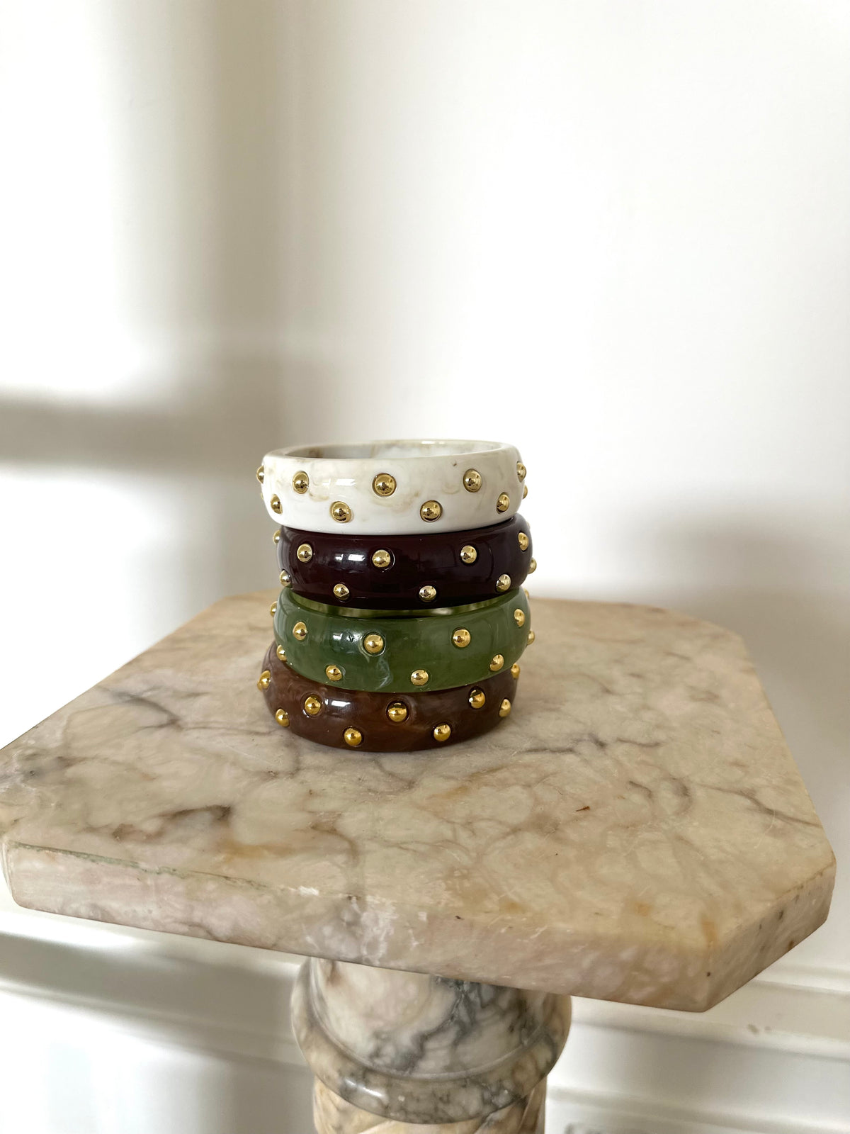 Resin Stud Bracelet
