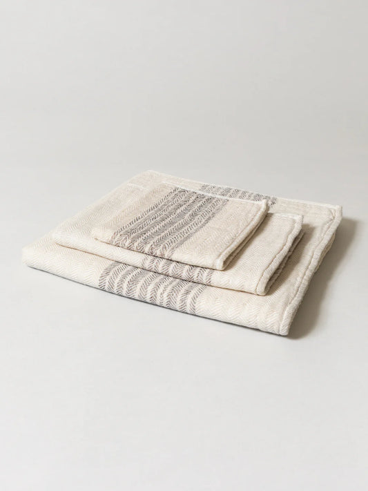 Japanese Organic Cotton Gauze Hand Towel- Tan