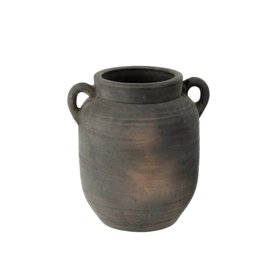 Burnt Terracotta Vase