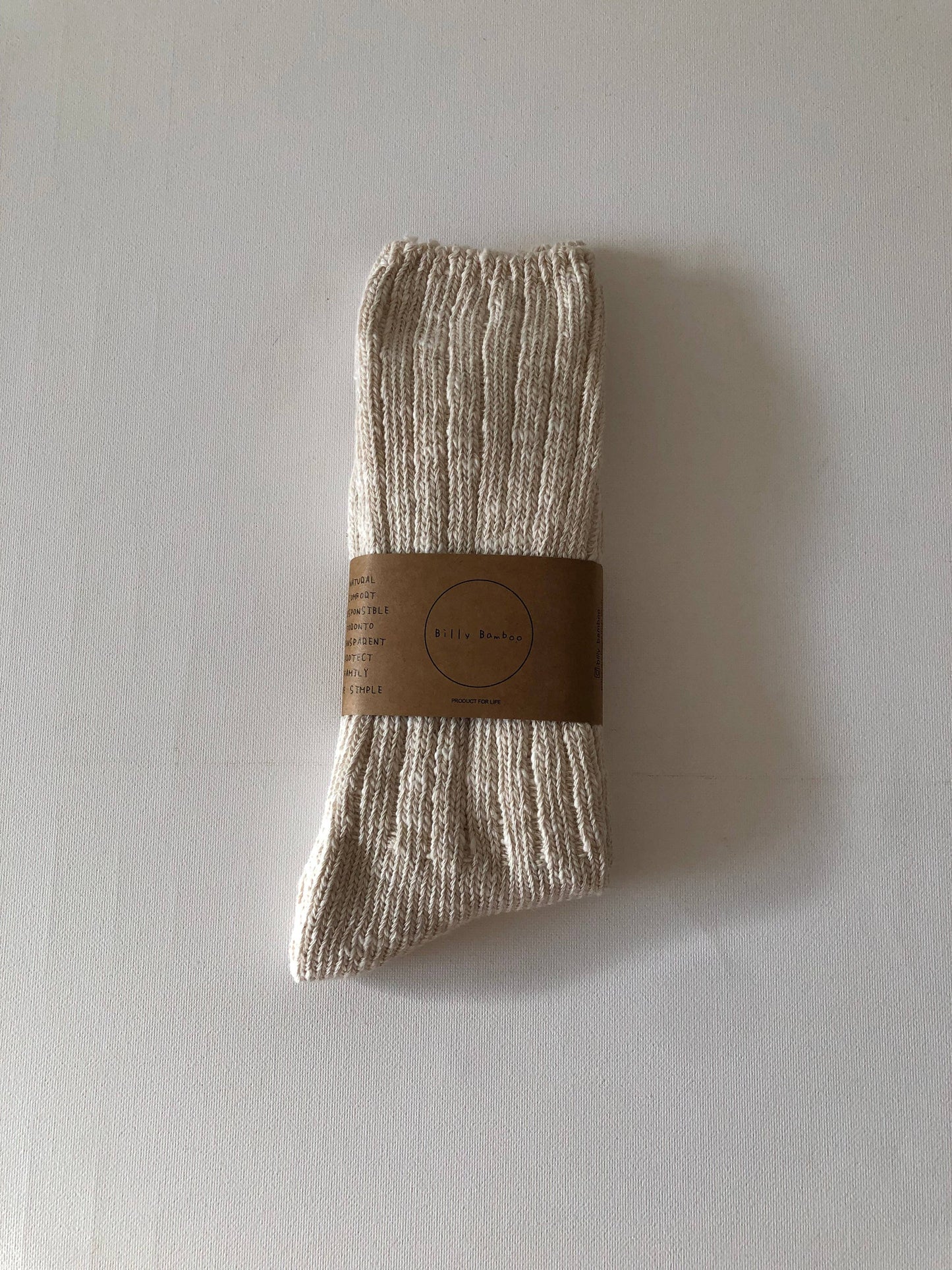 Organic Cotton Slub Socks