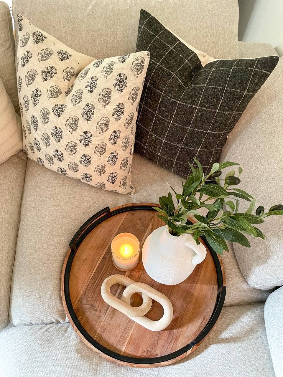 Block Print Pillow