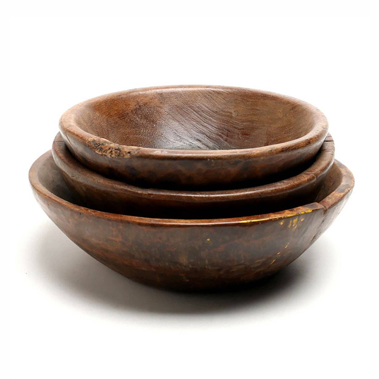 Hand-Crafted Teak Bowl
