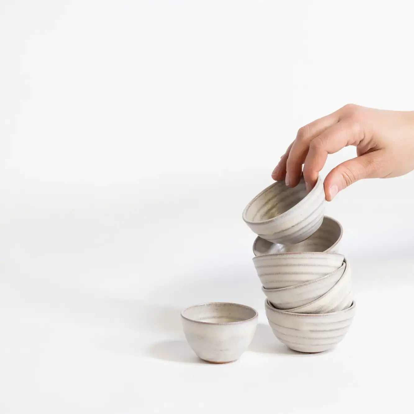 Handmade Ceramic Mini Bowl- Off White