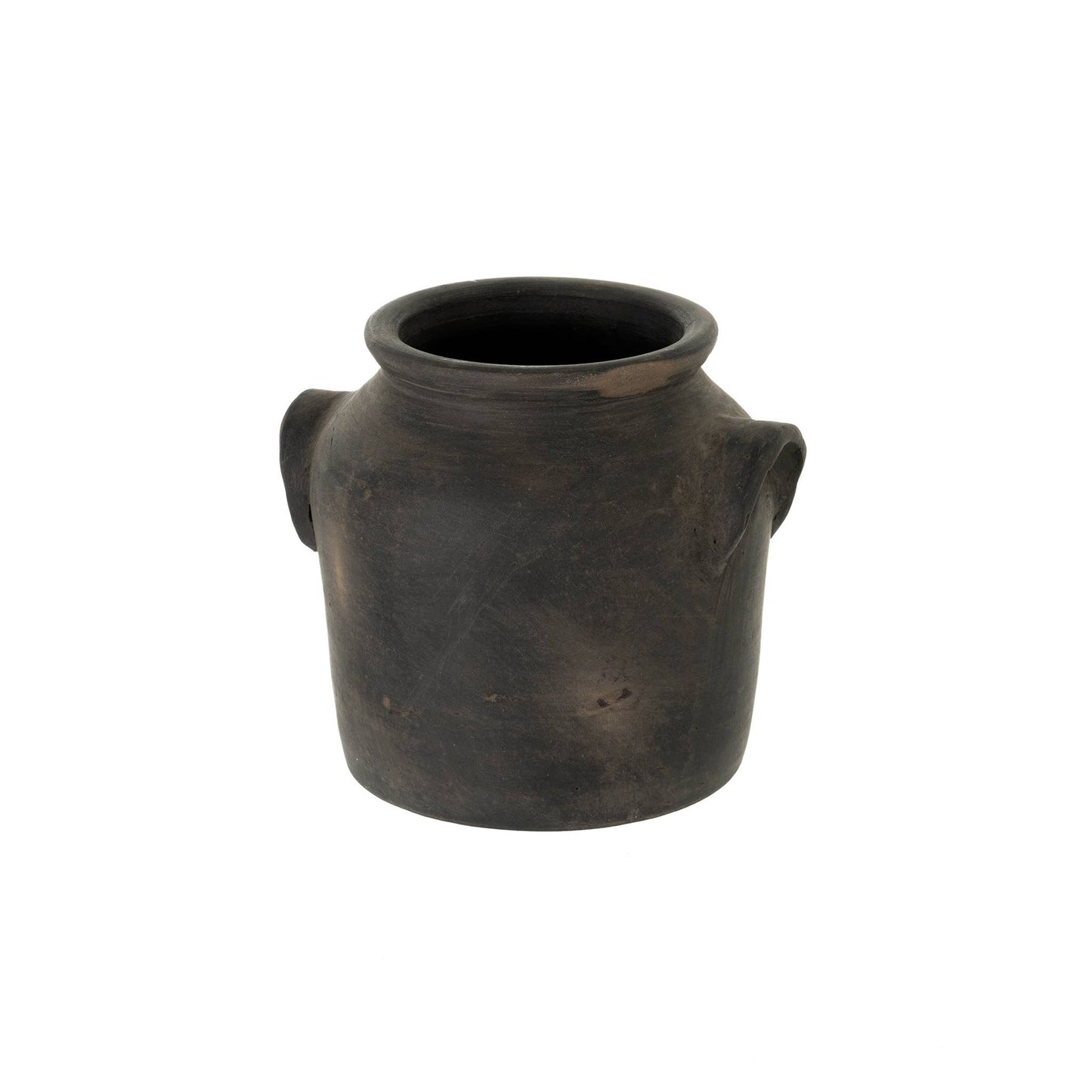 Milos Burnt Terracotta Urn- Small