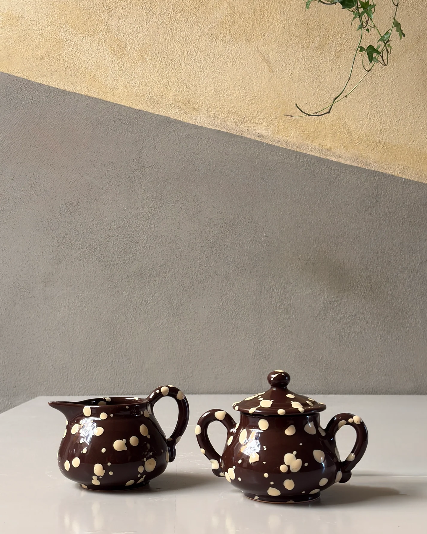 The Italian Cream & Sugar Pair