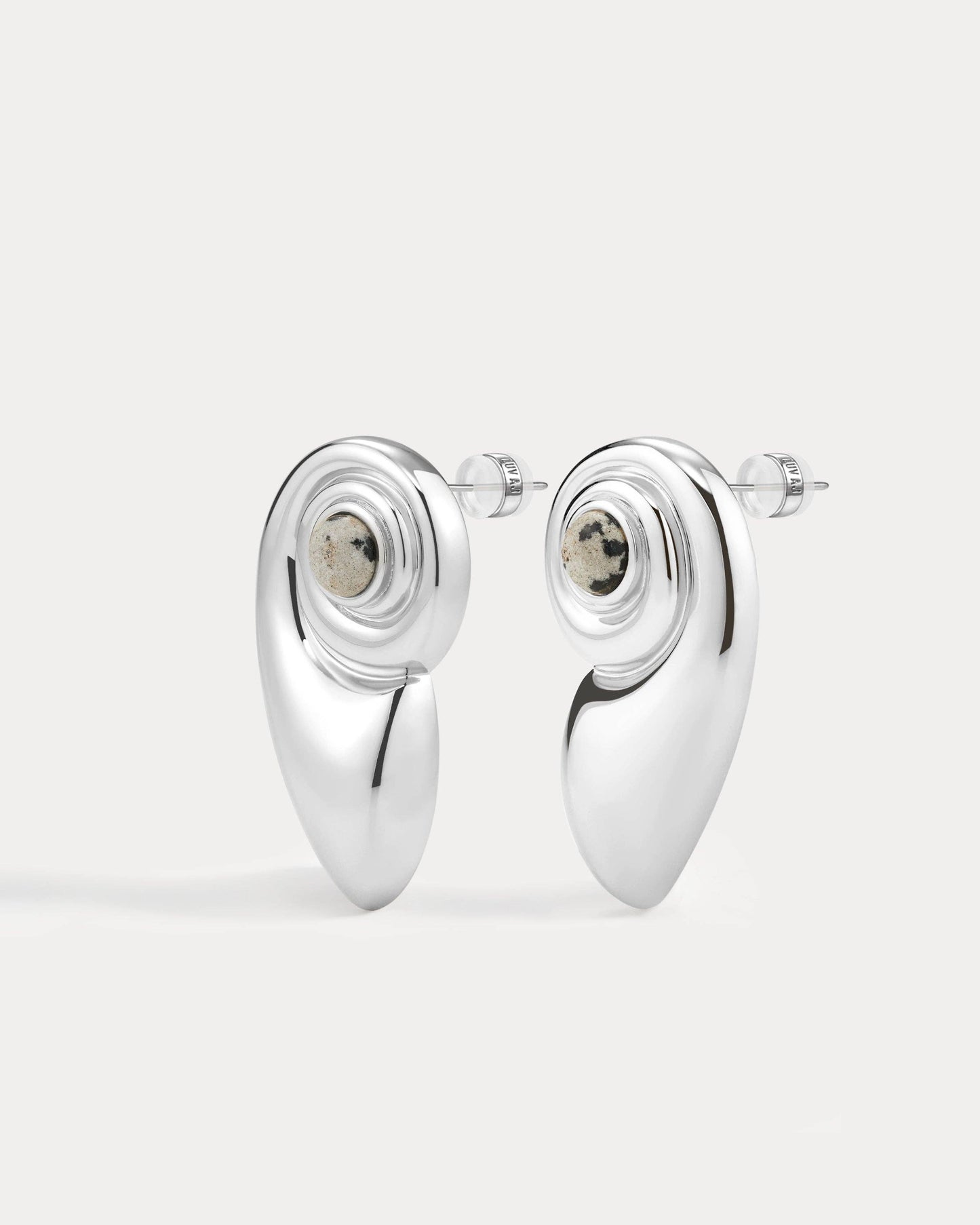 The Palma Shell Studs- Silver