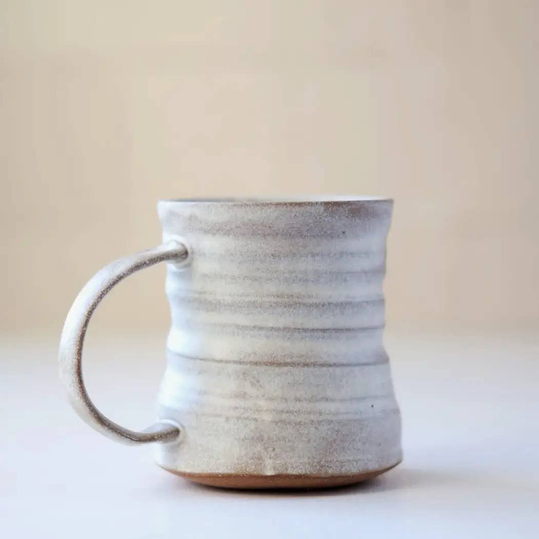 Diner Inspired Mug in Cream