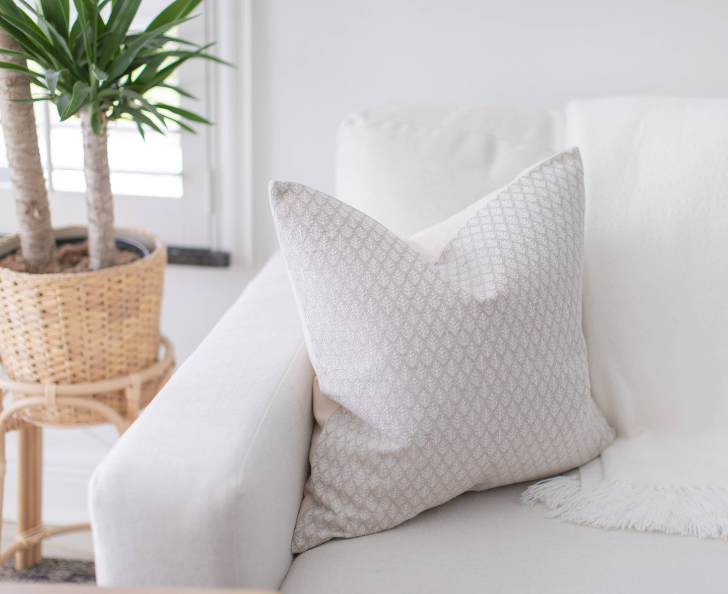 Printed Floral Pillow