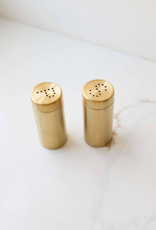 Stainless Steel Salt and Pepper Shakers