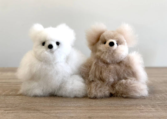 7" Micro Alpaca Stuffed Animal - Bear