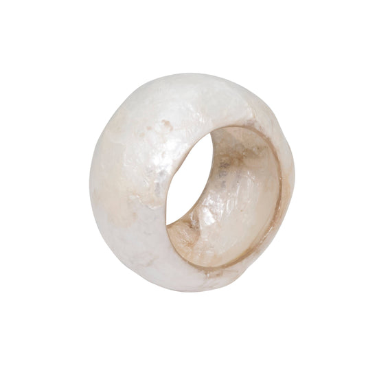 Capiz Napkin Ring Set