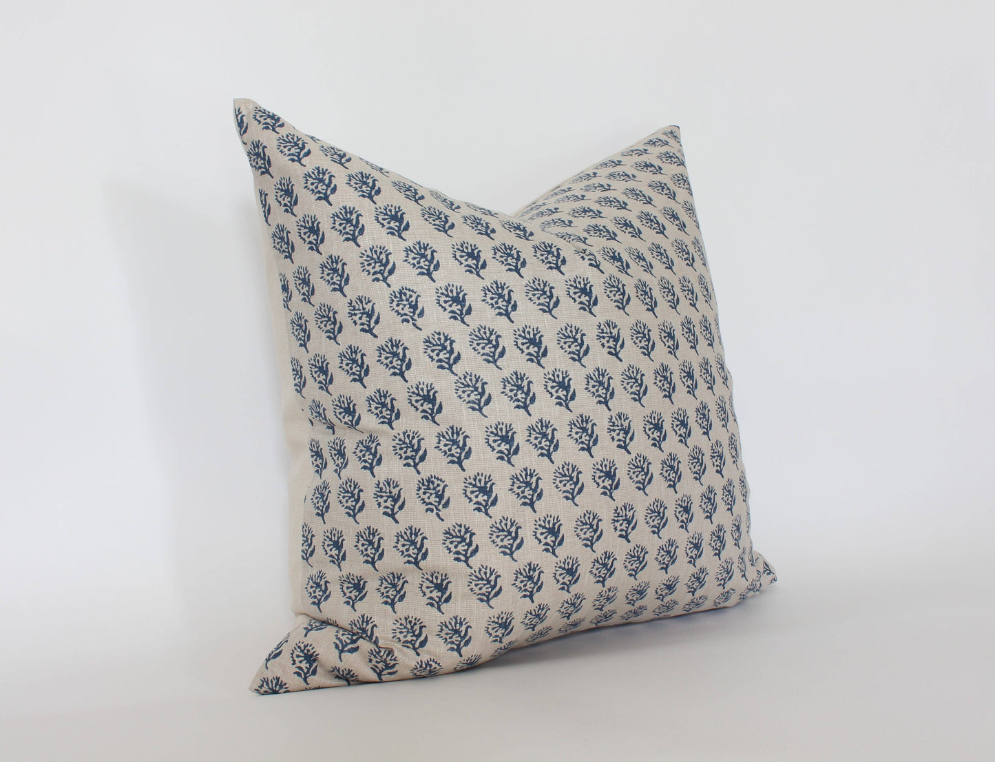 Indigo Floral Pillow