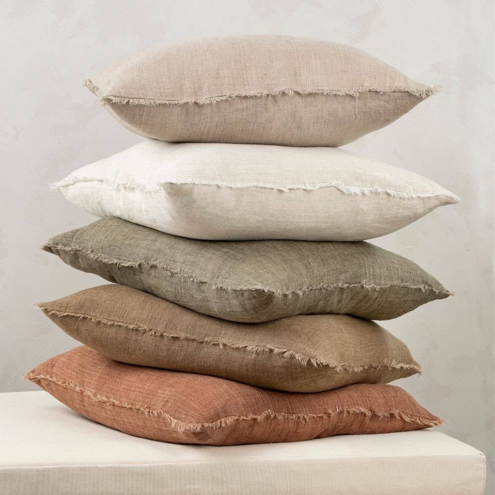 Lina Linen Pillow Chambray- 20"