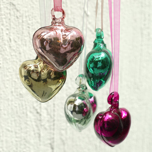 Hand Blown Glass Heart