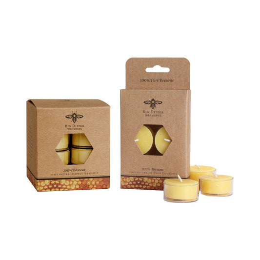 Tea Light Candles – 100% Pure Beeswax
