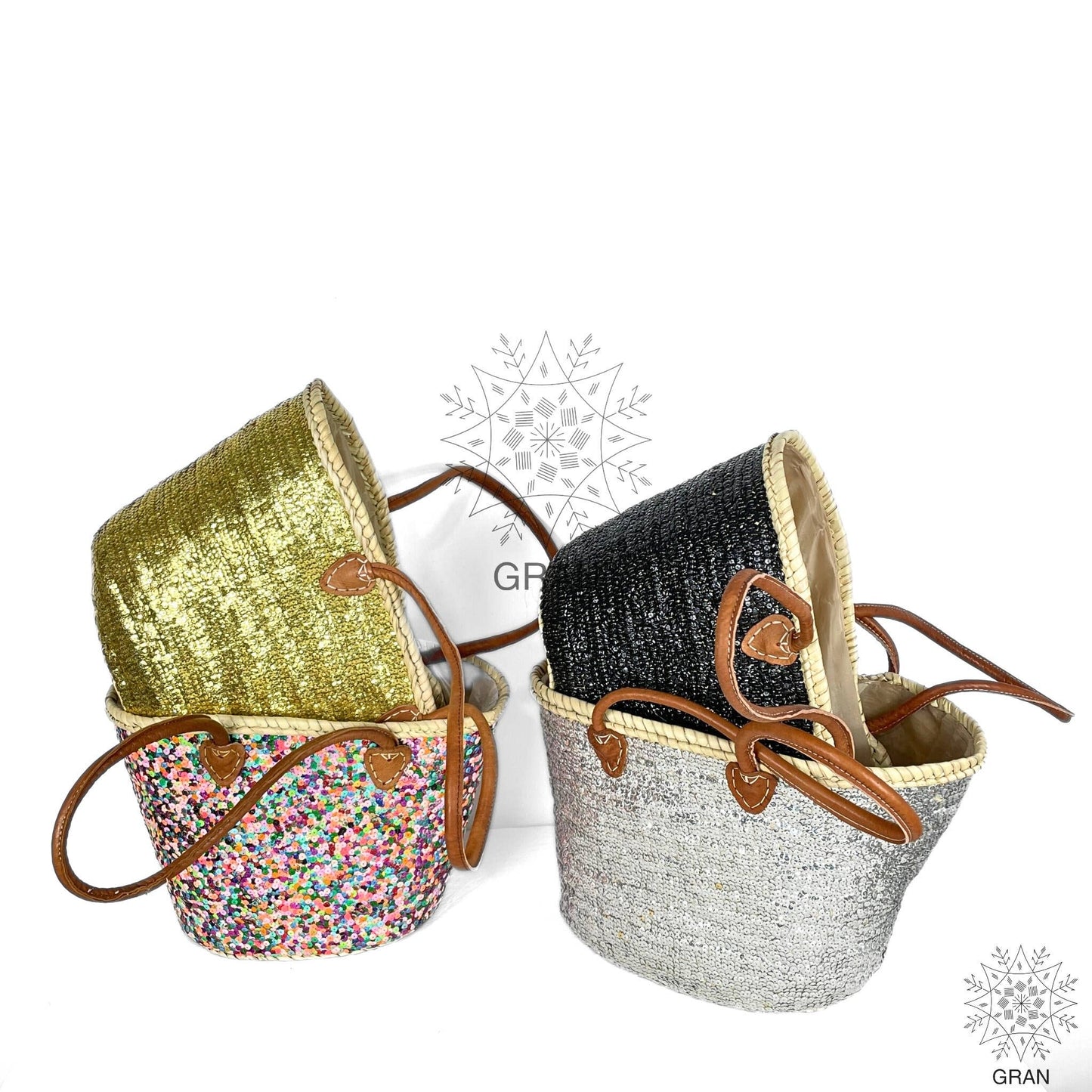 Sequin French Market Tote