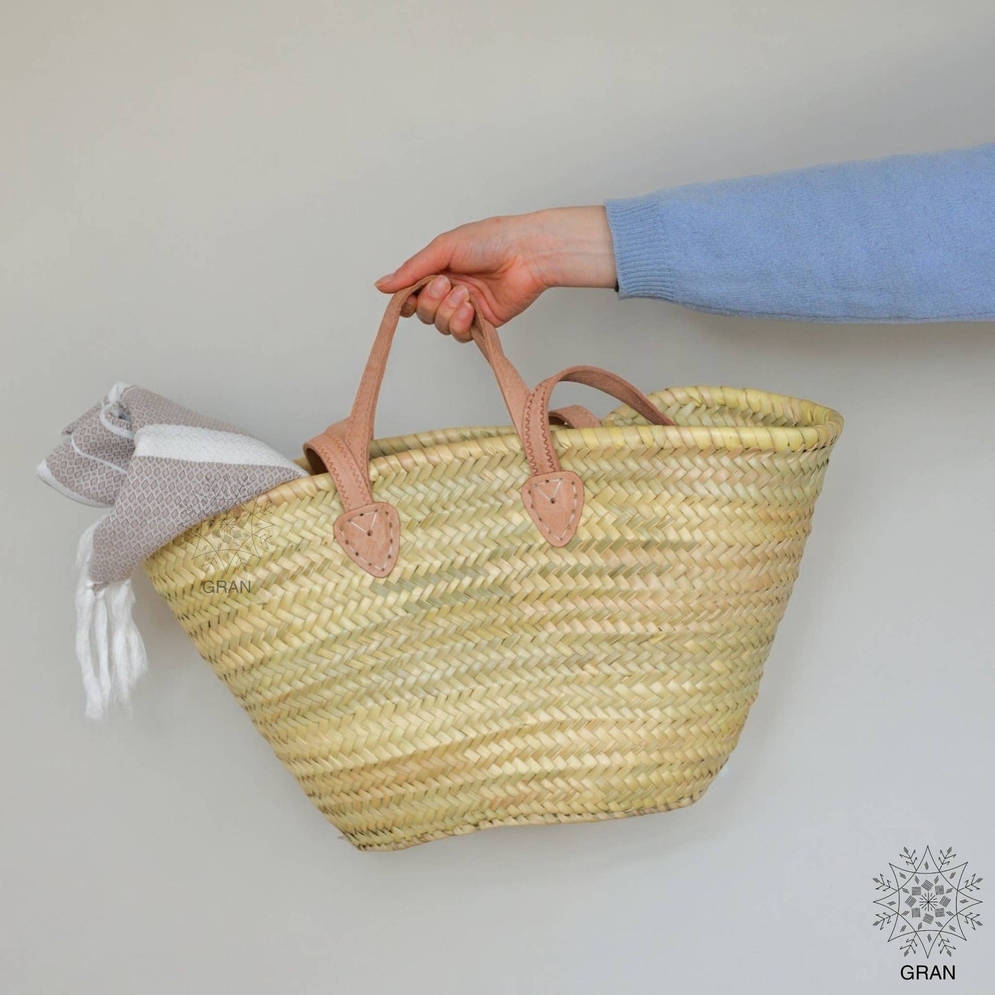 French Market Tote- Double Handle