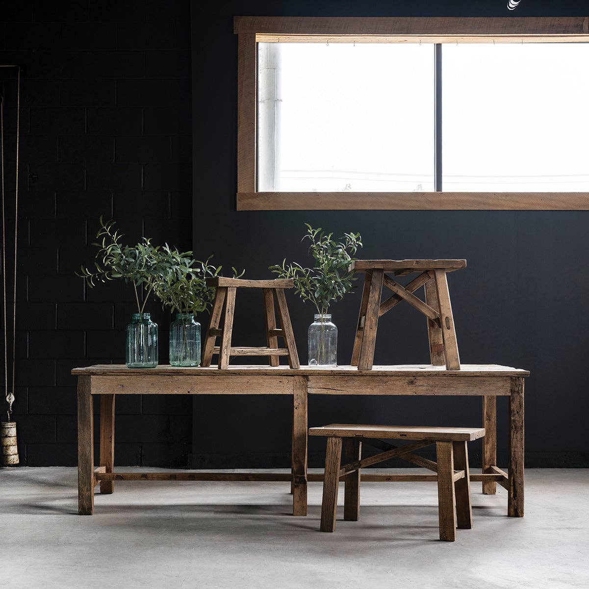 Reclaimed Wood Stool