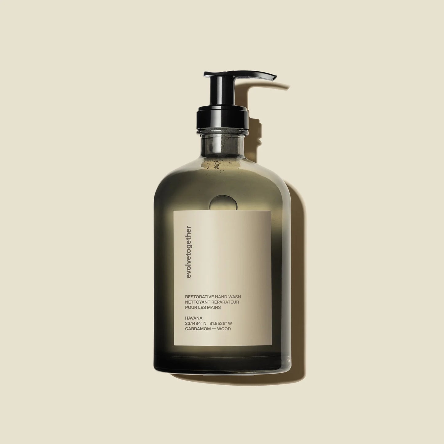 evolvetogether hand wash- cardamom, wood